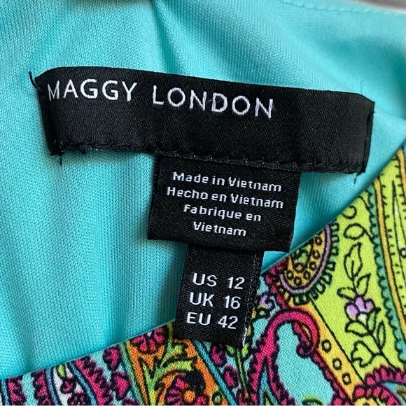 Maggy London Paisley Dress - Picture 4 of 8